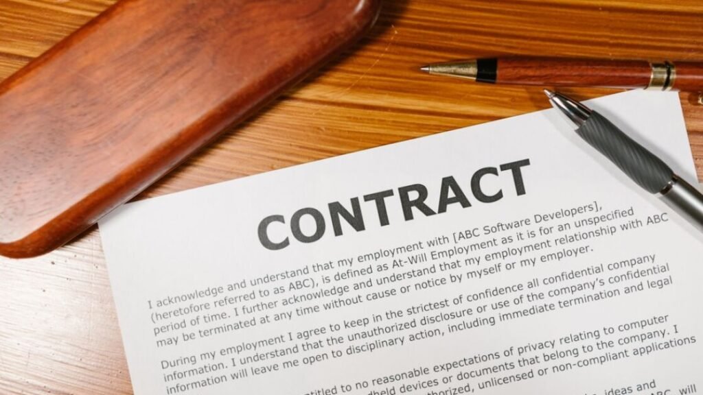 Terms contract – download the PDF free